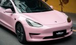 Custom-designed pink Tesla is making waves in 2024!